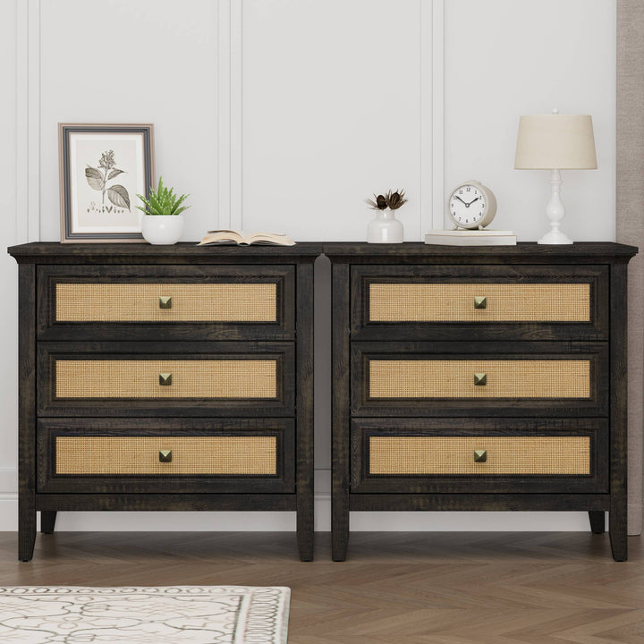 Dolores Coffee Brown Nightstand