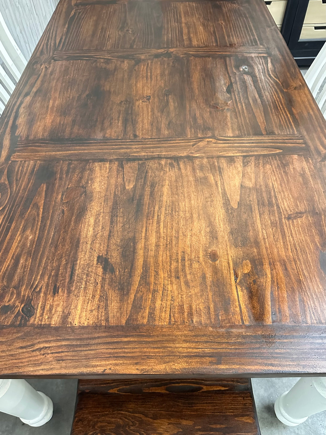 Faye White 7 piece Dining Table Set