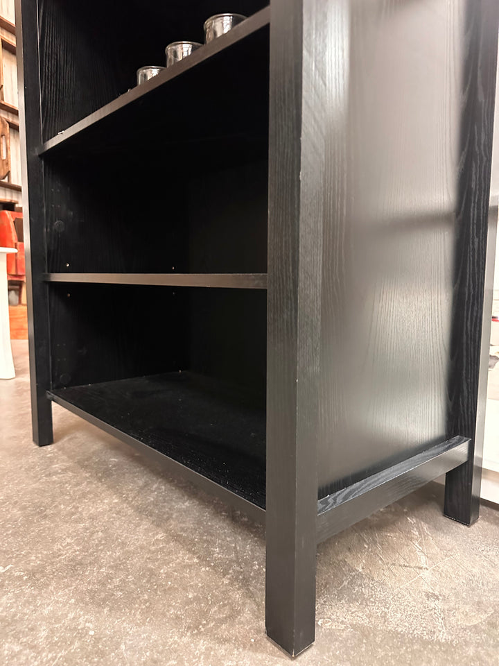 Savannah Black Arched Bookcase