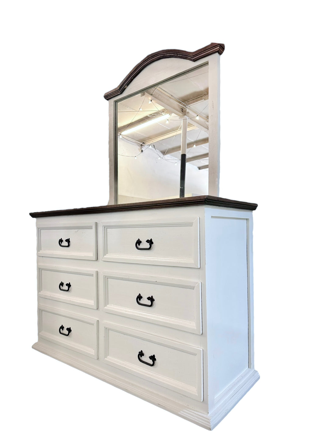 Brooklyn White Dresser with Mirror