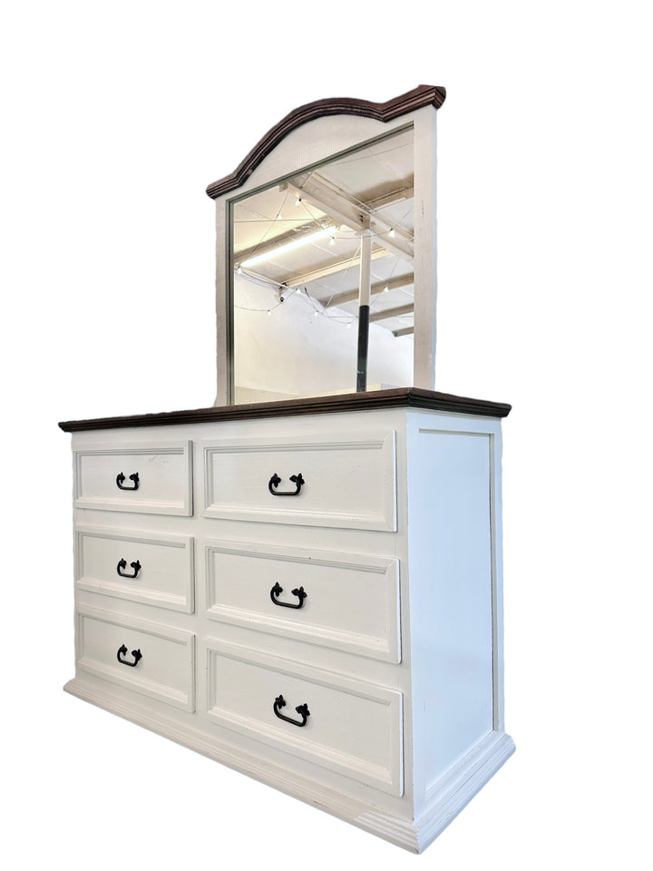 Brooklyn White Dresser with Mirror