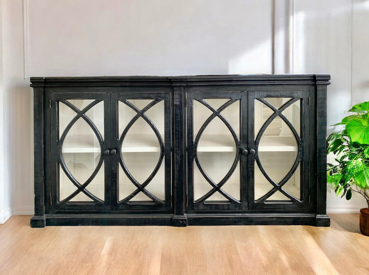 Cameo II Black Glass Front Cabinet