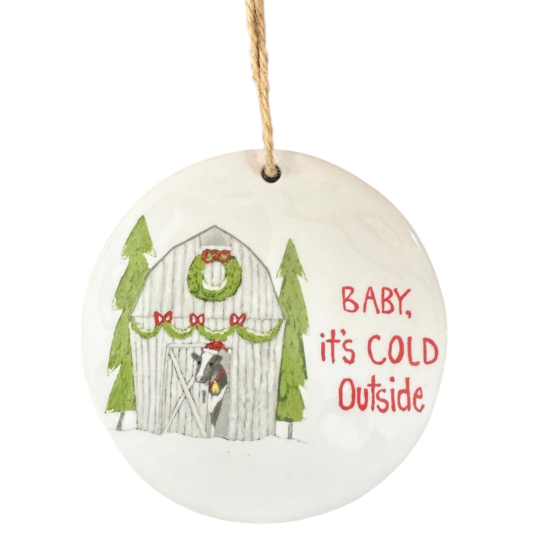 Baby, it’s cold outside… Christmas ornament