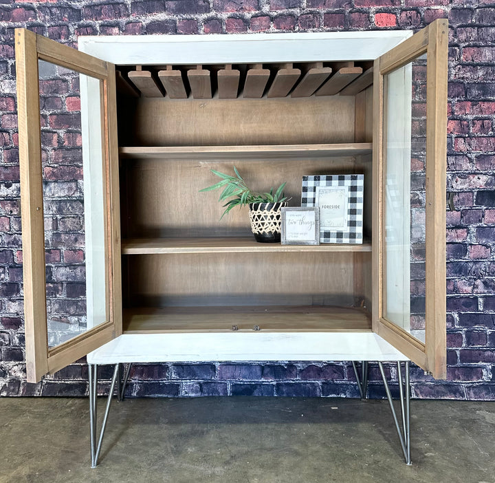 Felix White Bar Cabinet