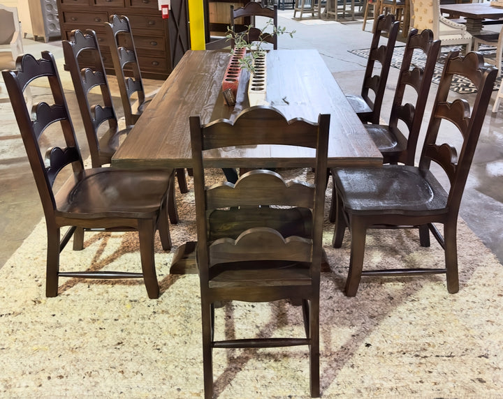 Dexter Tobacco 9 piece Dining Table Set