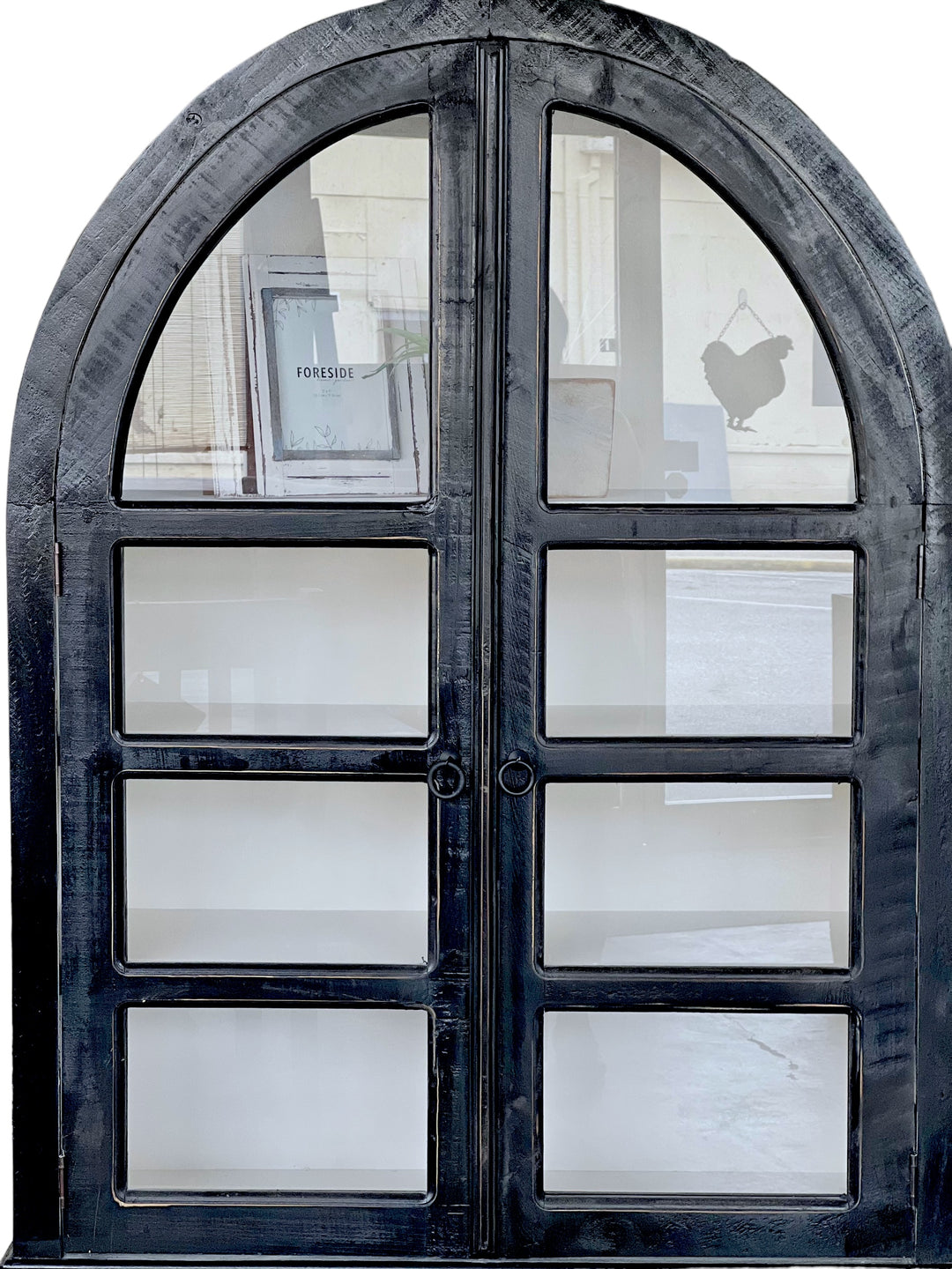 Kelly Black & White Display Cabinet