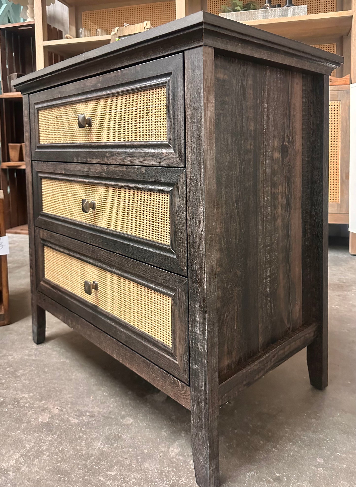 Dolores Weathered Brown Nightstand