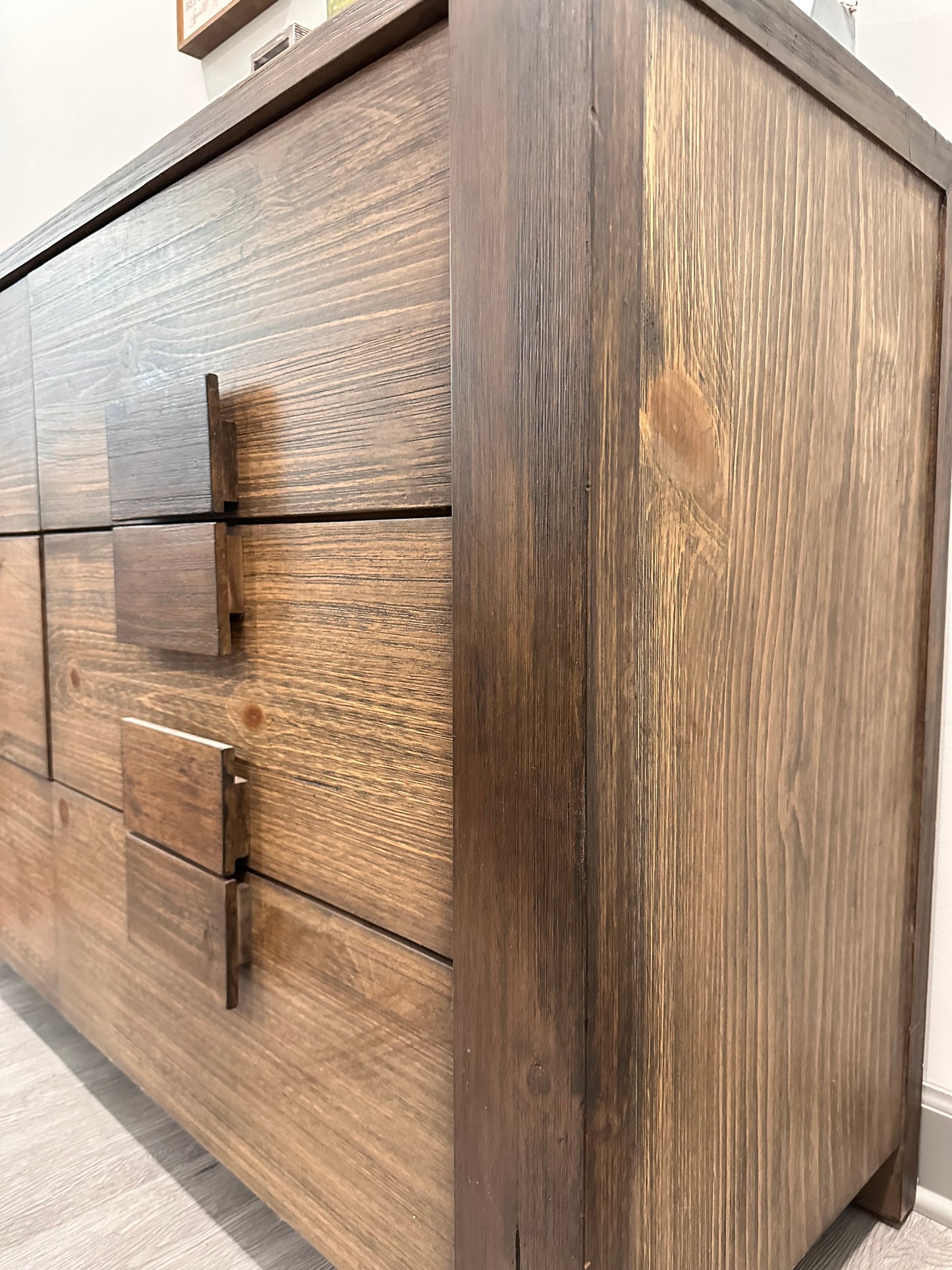 Fallon Rustic Brown Dresser