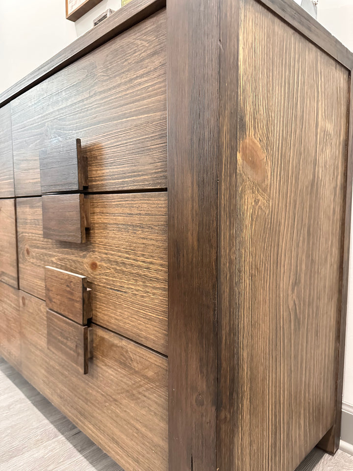 Fallon Rustic Brown Dresser