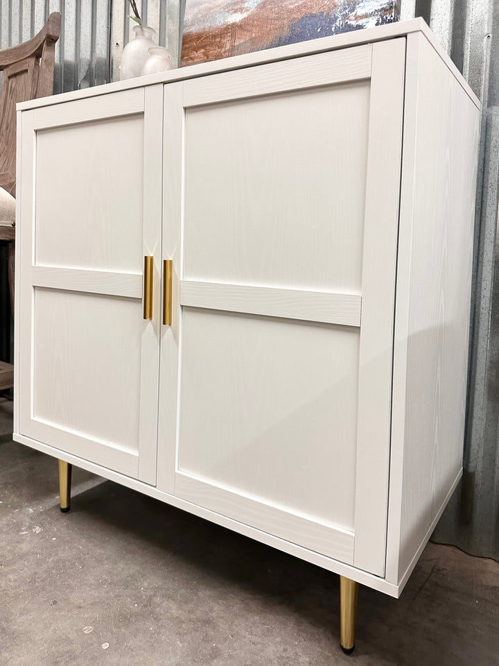 Piper White Accent Cabinet