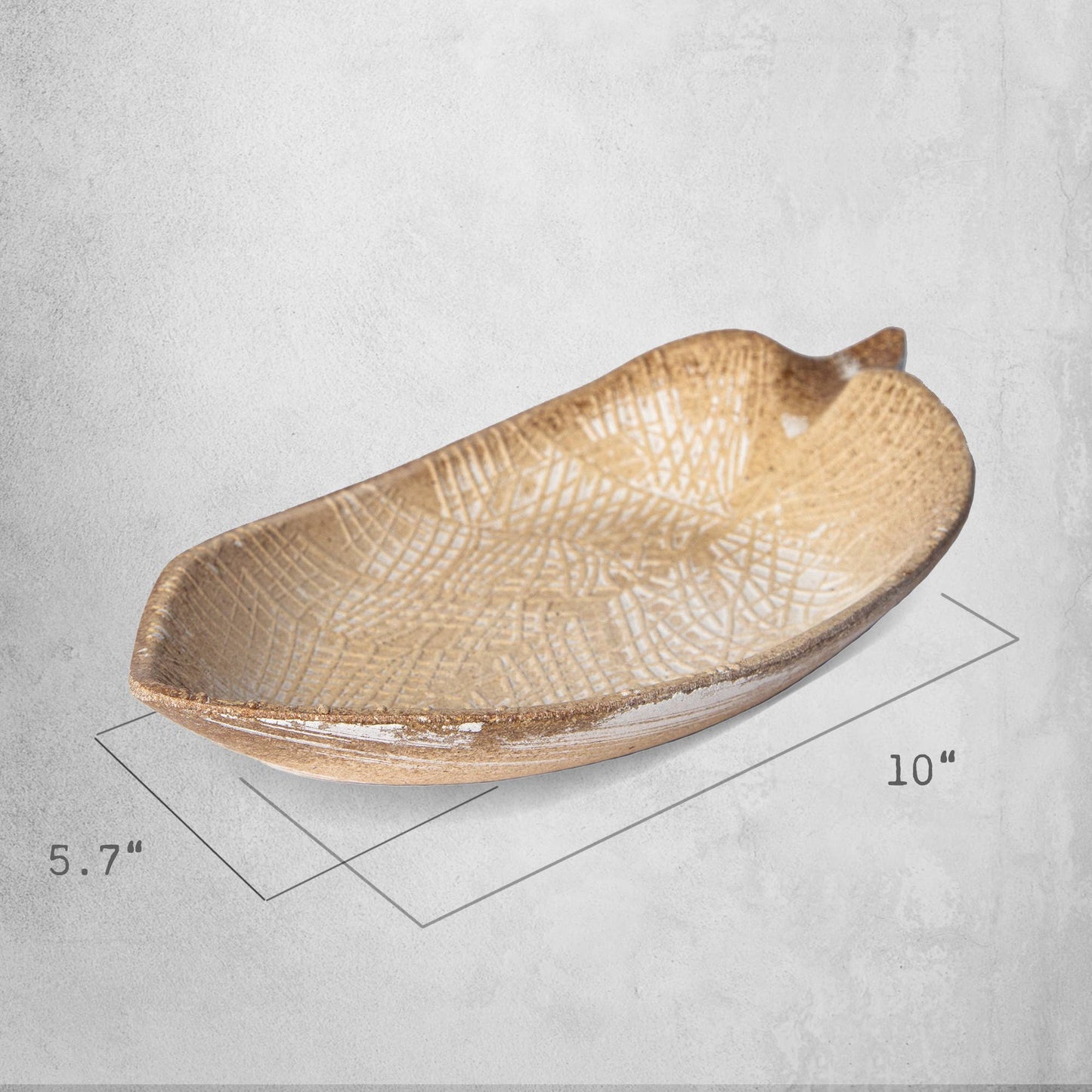 Natural Wood Leaf Tray