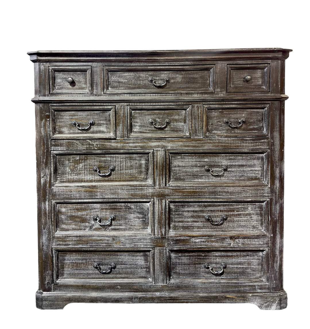 Courtney Weathered Wood X-Large Dresser