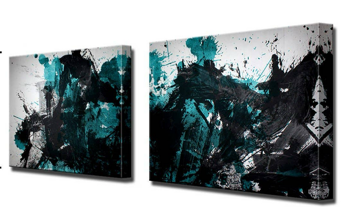 ‘Inkd XLII' Canvas Art