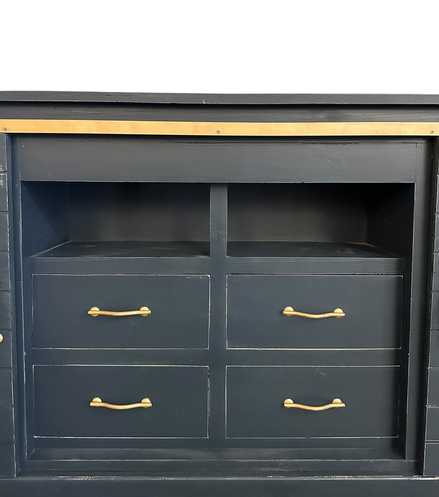 Griffin Navy Blue Large Cabinet