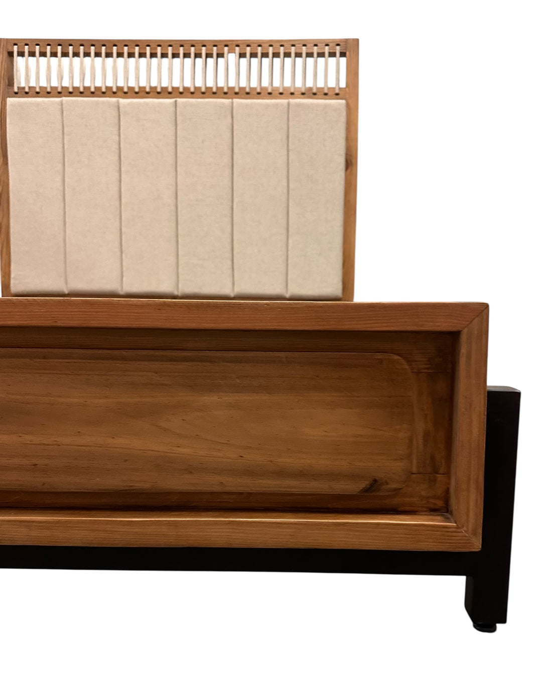 Bernard Upholstered & Wheat Brown Queen Bed