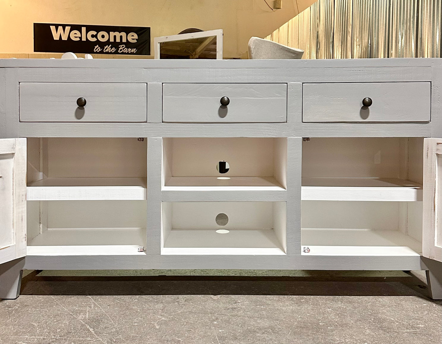 Flynn Gray TV Stand