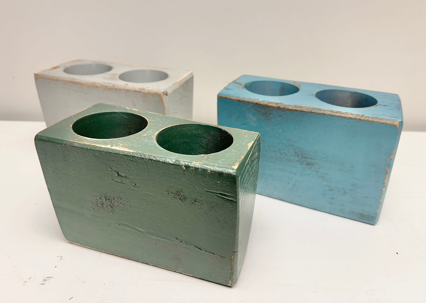 2 Hole Wood Sugar Mold