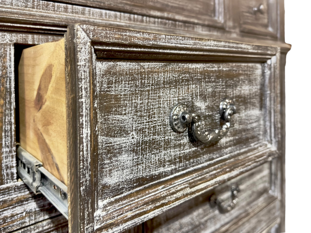 Courtney Weathered Wood X-Large Dresser