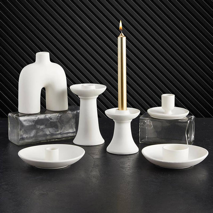 Abstract Taper Candleholder