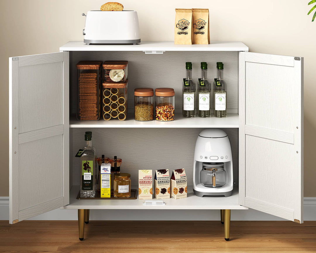 Piper White Accent Cabinet