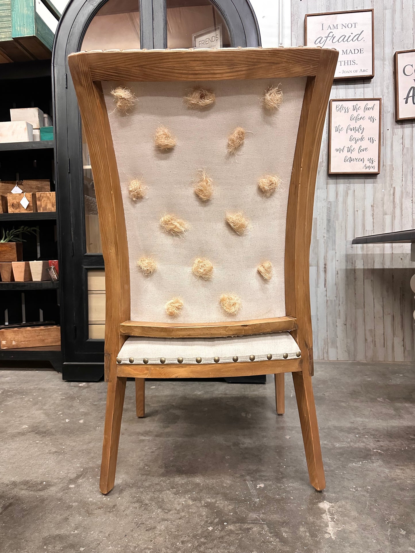 Rita Warm Honey Deconstructed Chair