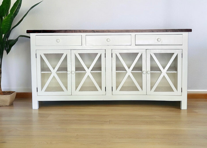 Harrington White Console Cabinet