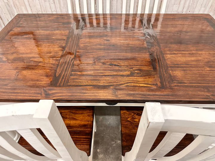 Faye White 7 piece Dining Table Set