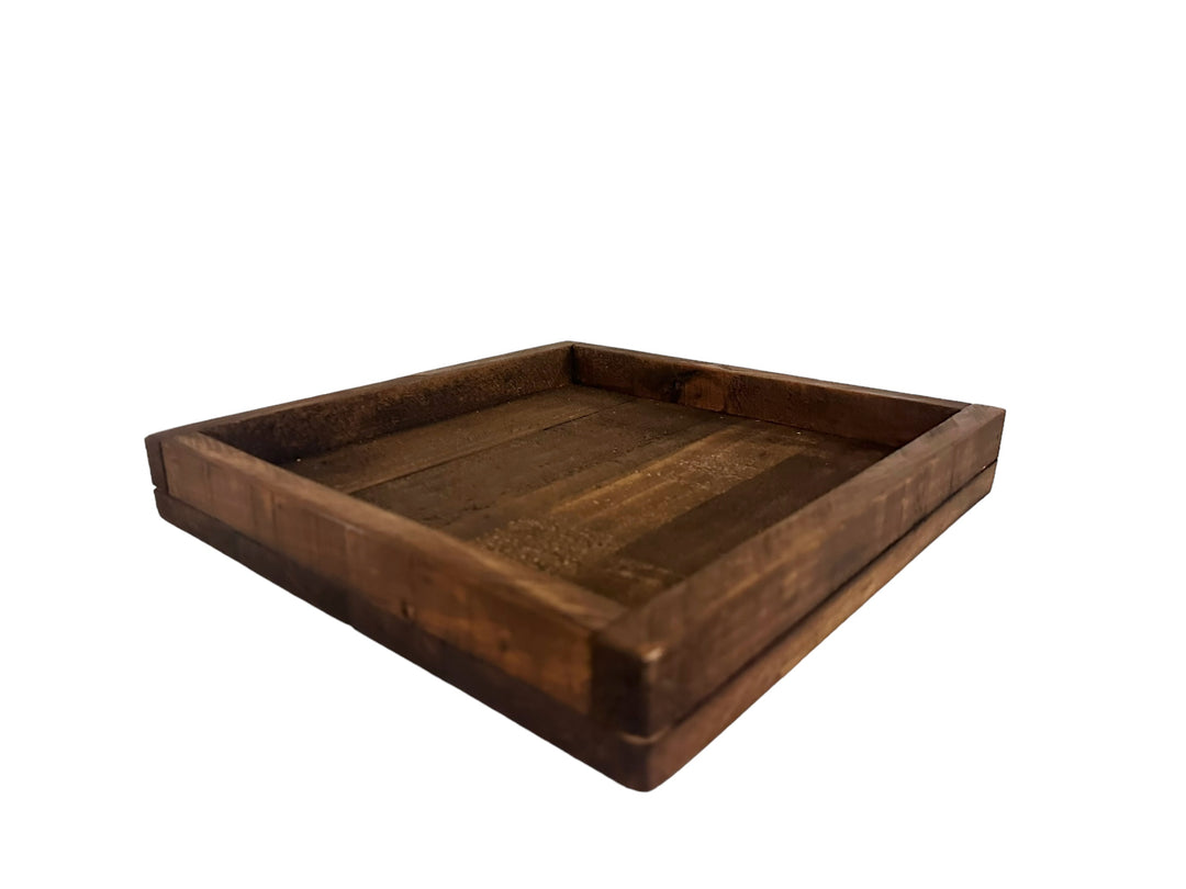 Square Wood Tray