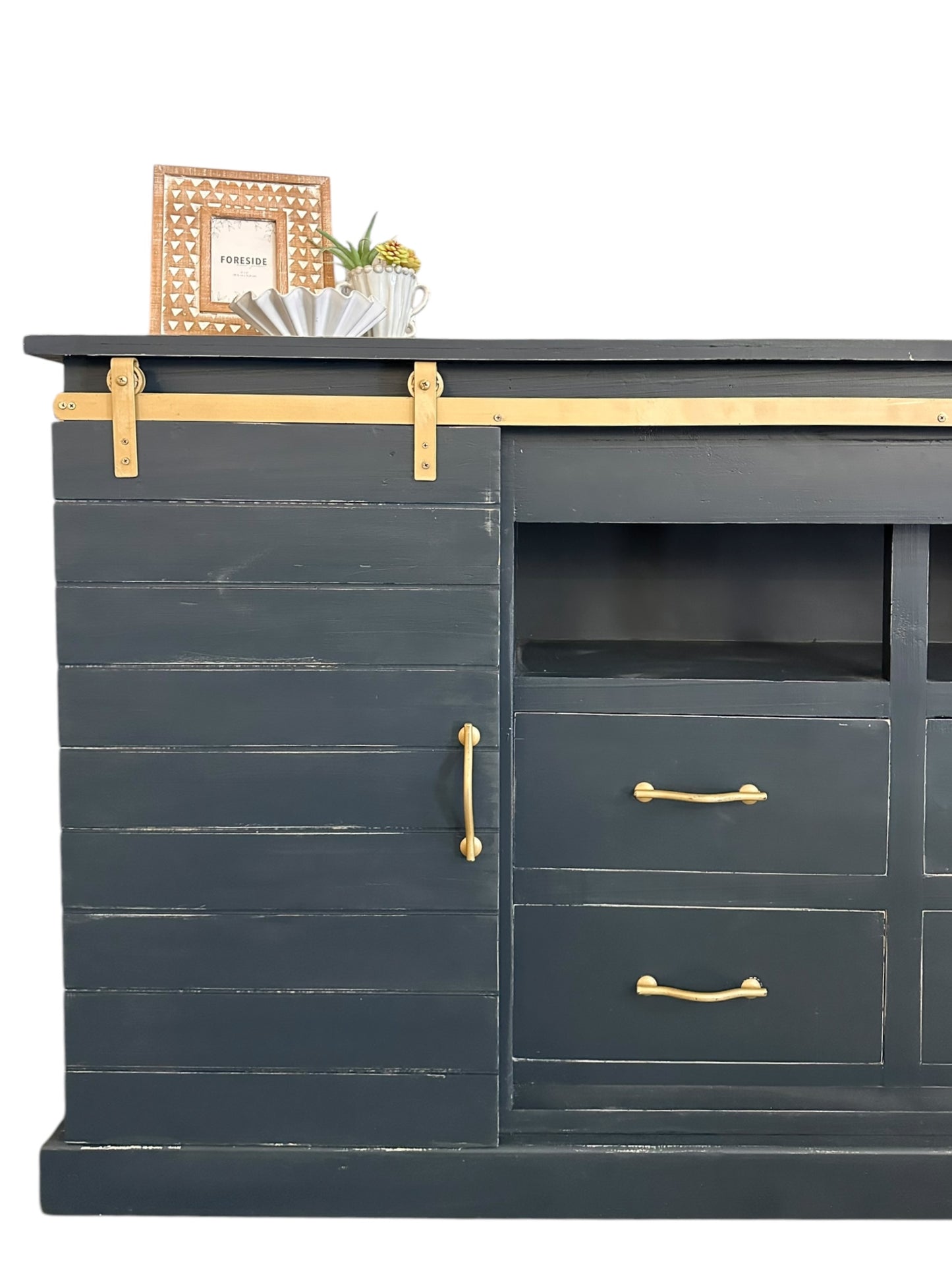 Griffin Navy Blue Large Cabinet