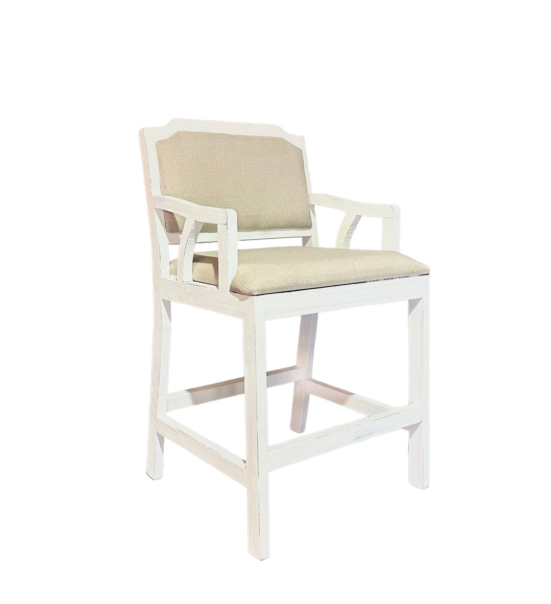 Ellie White Counter Height Stool