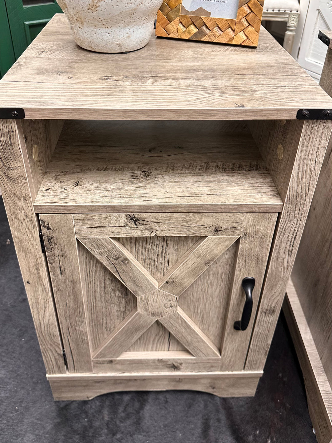 Hadley Weathered Gray Nightstands (pair of 2)