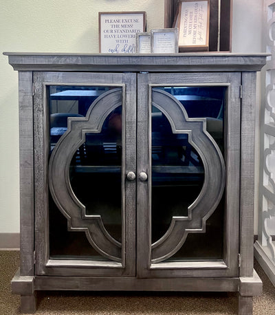 Darby Gray accent cabinet