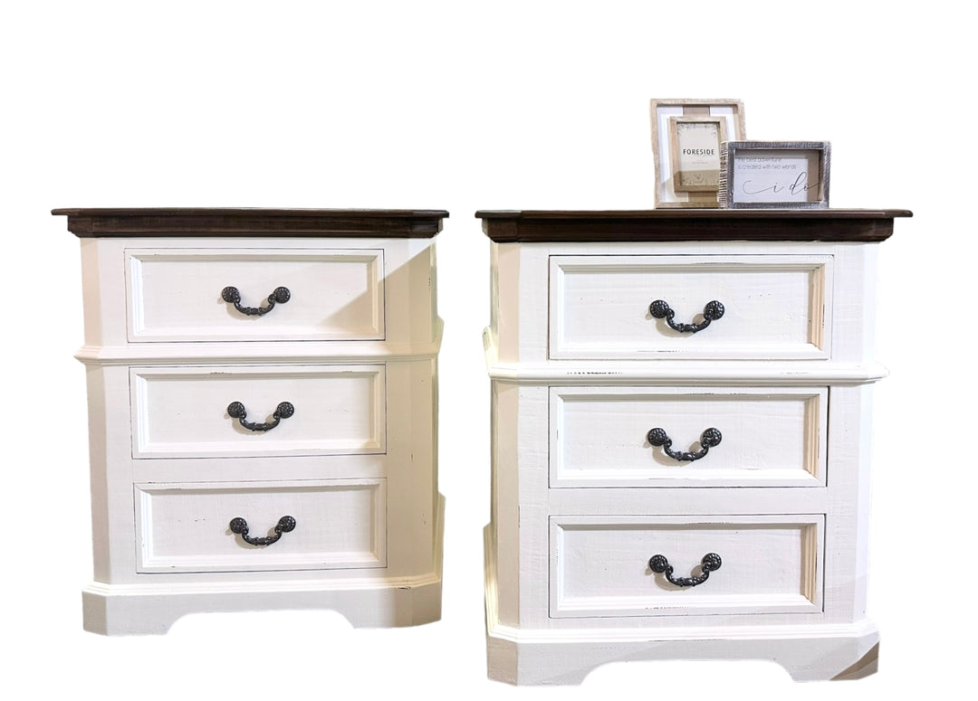 Courtney White Nightstands (pair of 2)