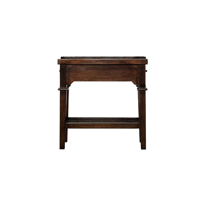 Francis Rectangular Dark Mango End Table