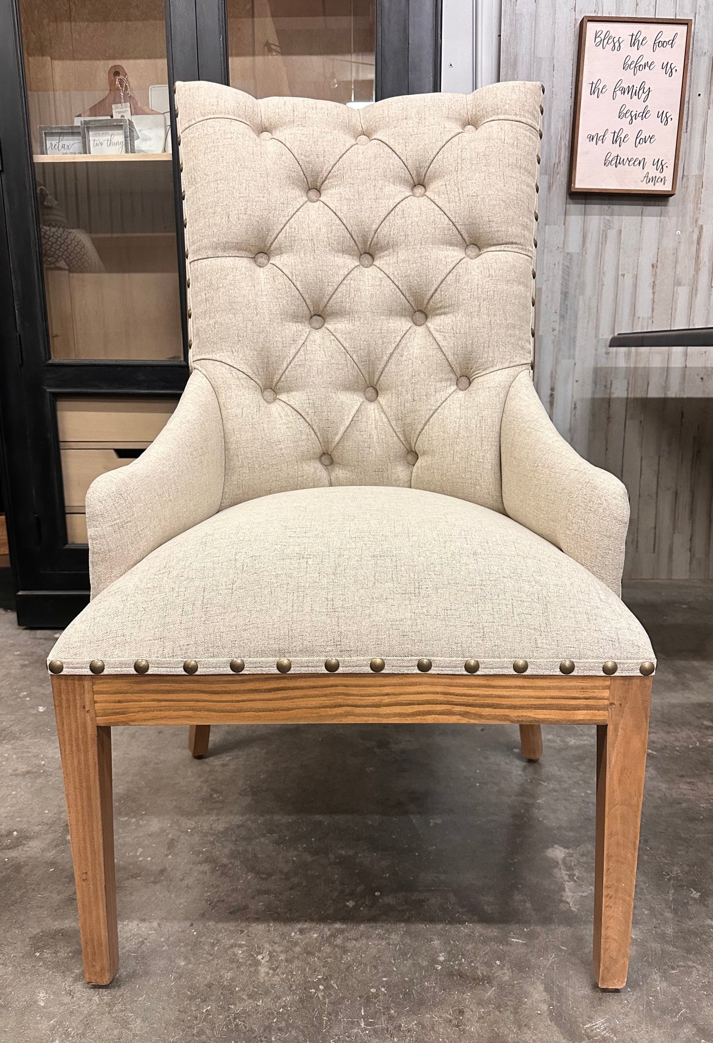 Rita Warm Honey Deconstructed Chair