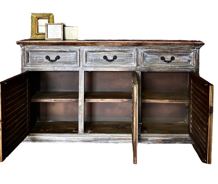 Riley Weathered Brown Buffet