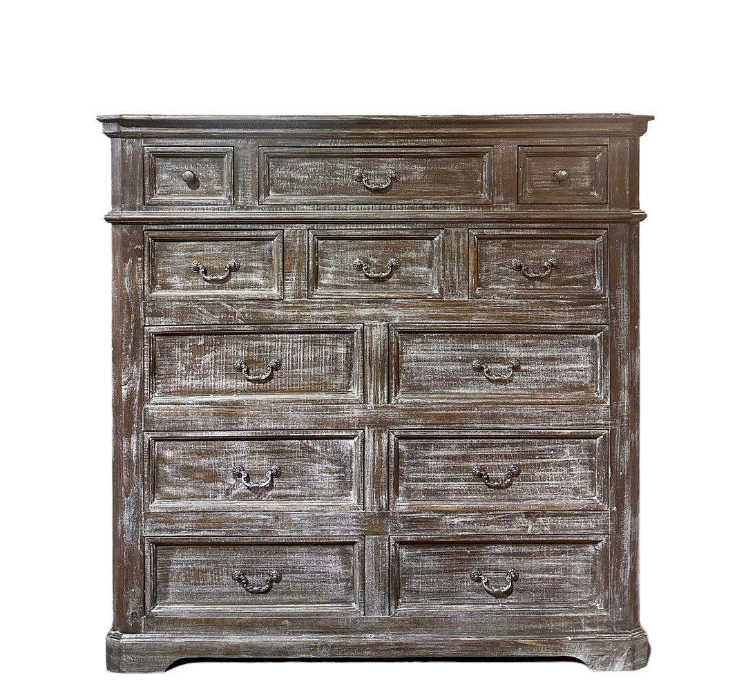 Courtney Weathered Wood X-Large Dresser