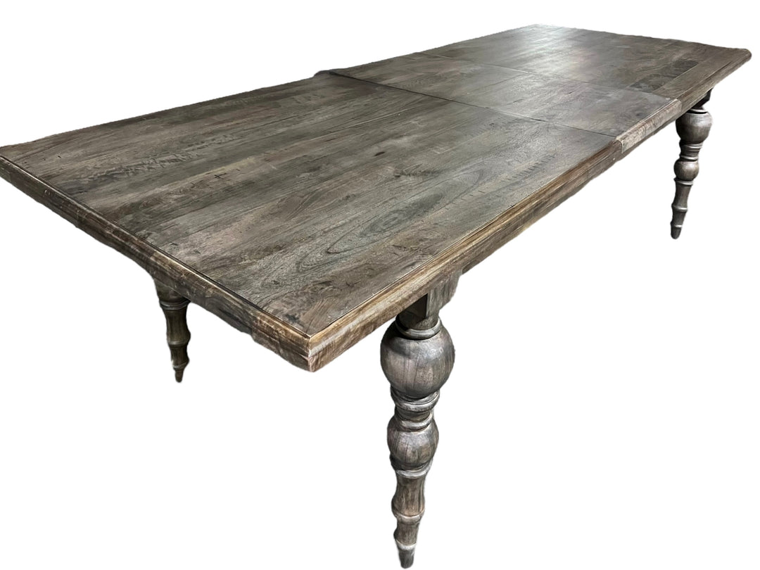 Olivia Extending Dark Weathered Mango Dining Table