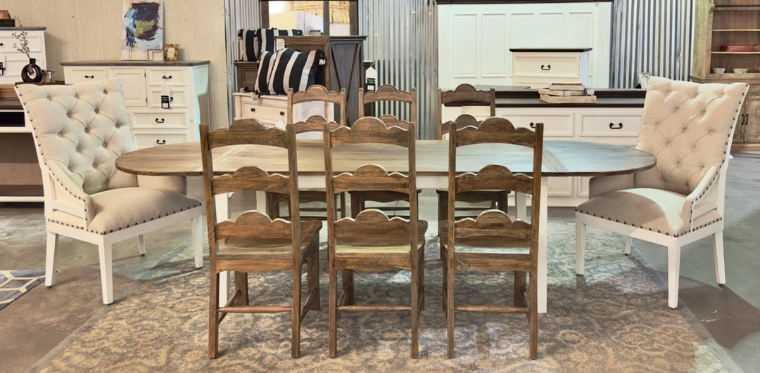 Glenn 9 piece Table Set