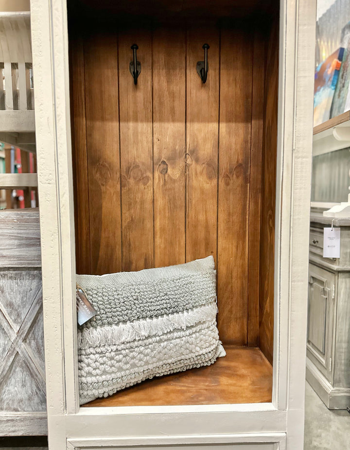 Wren White Small Hall Tree