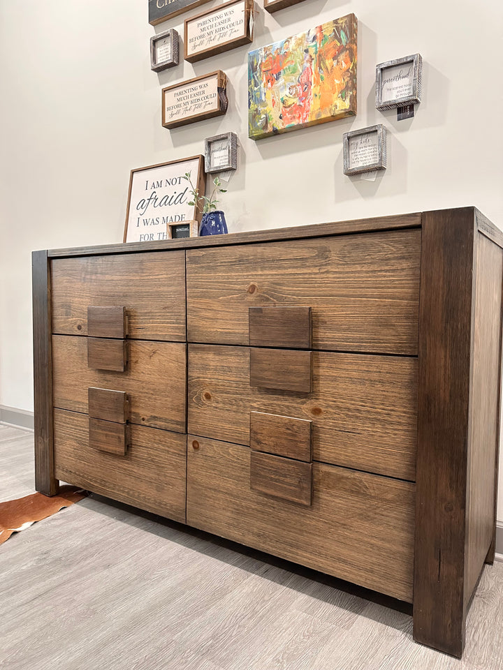 Fallon Rustic Brown Dresser