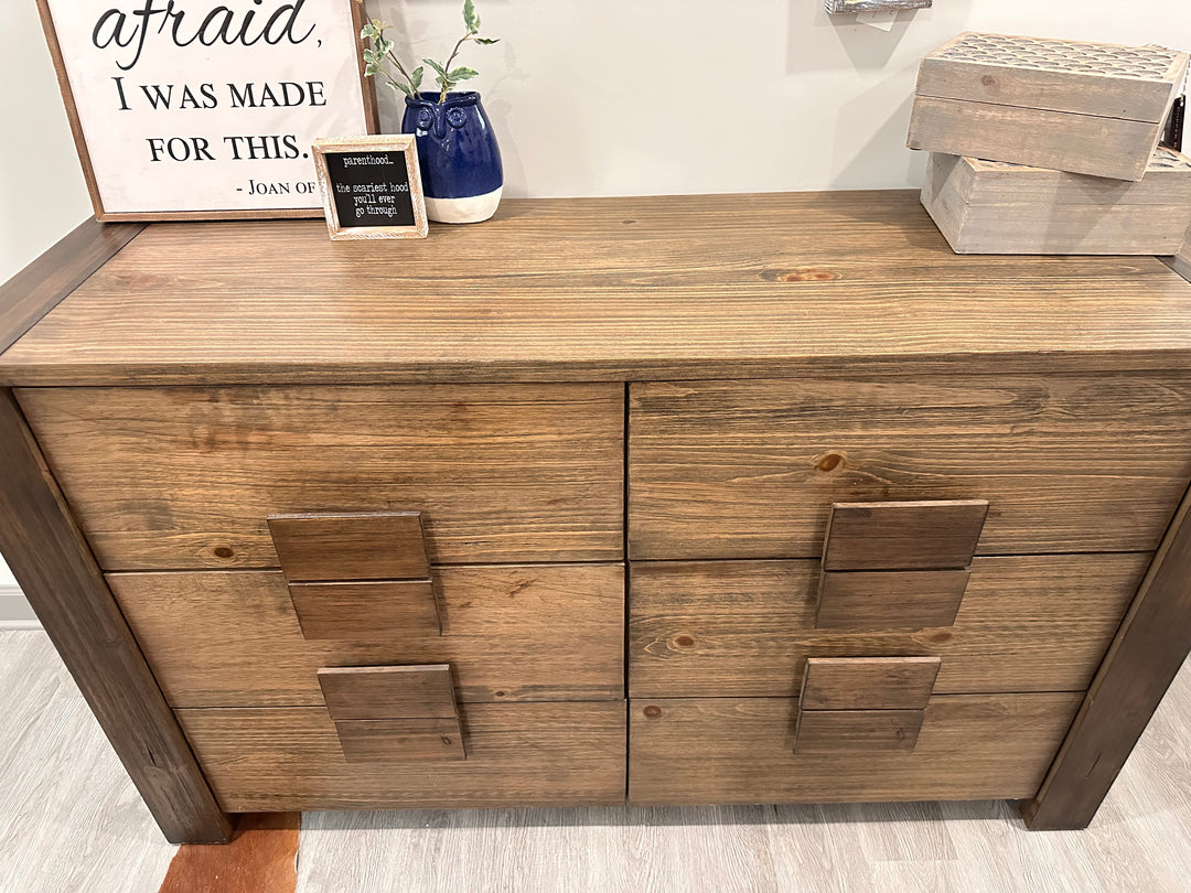 Fallon Rustic Brown Dresser