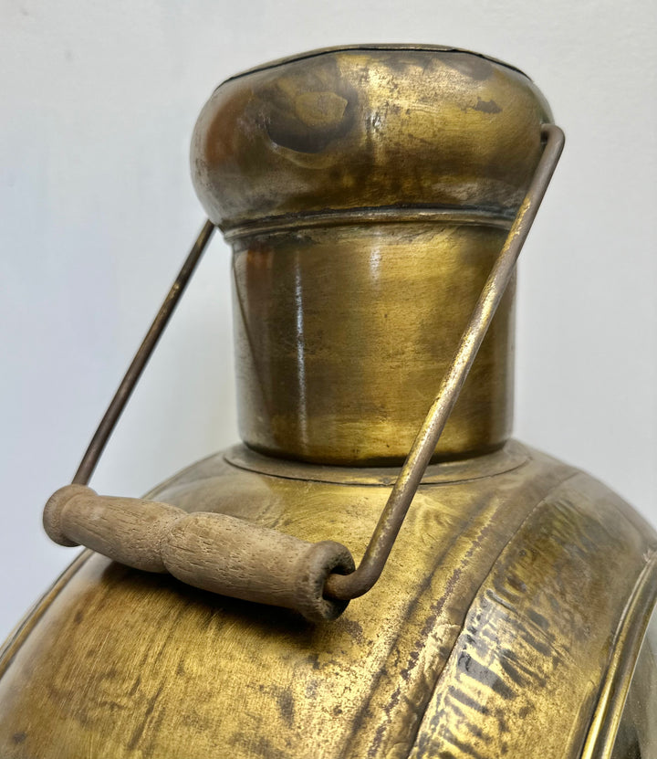 Gold Metal Large Lantern