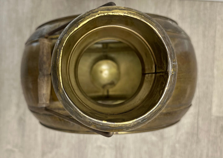 Gold Metal Large Lantern