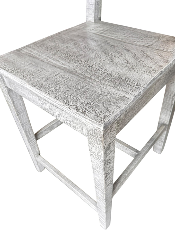 Alicia White Washed Counter Height Stool