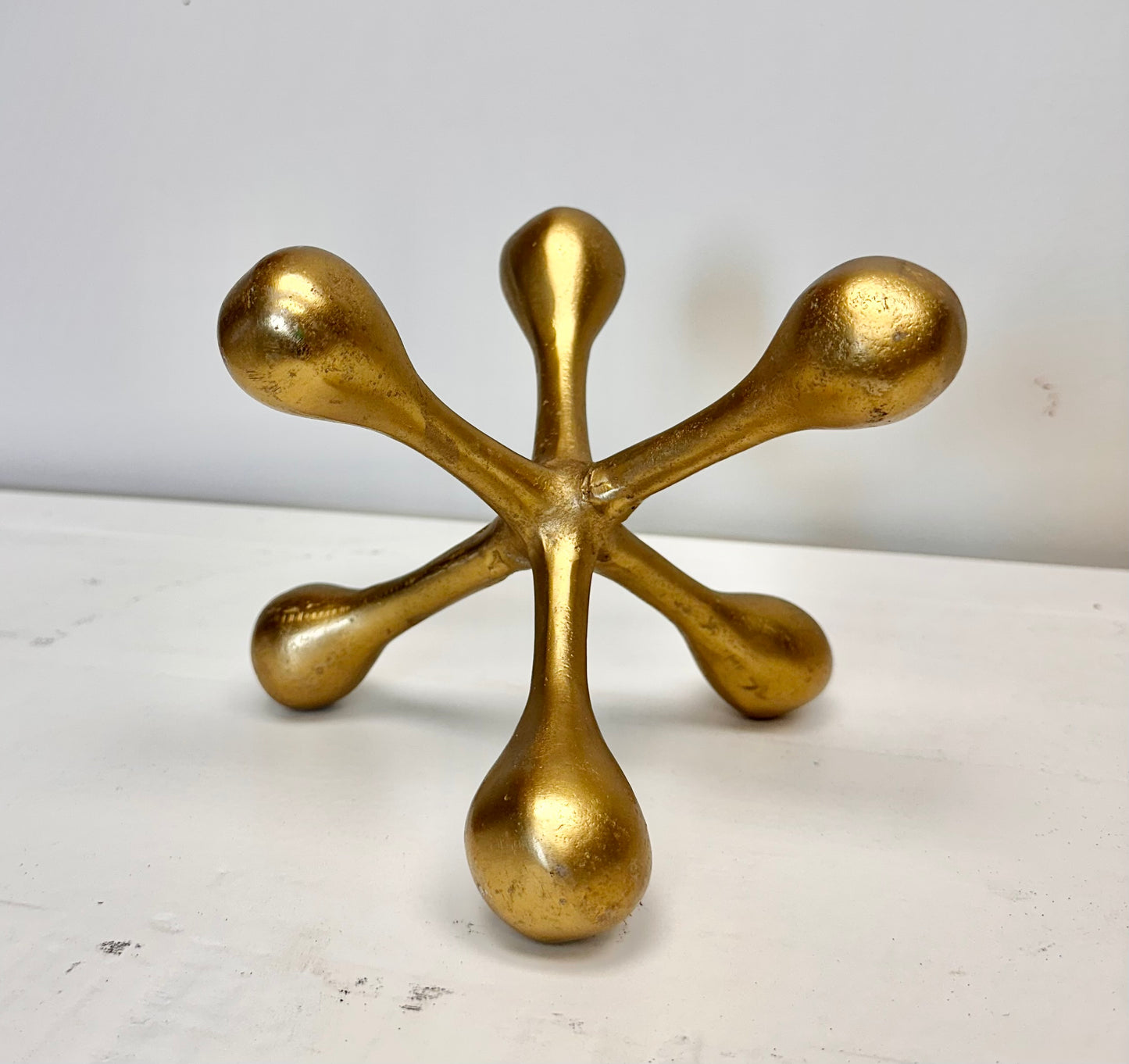 Gold Jack Shelf Sculpture