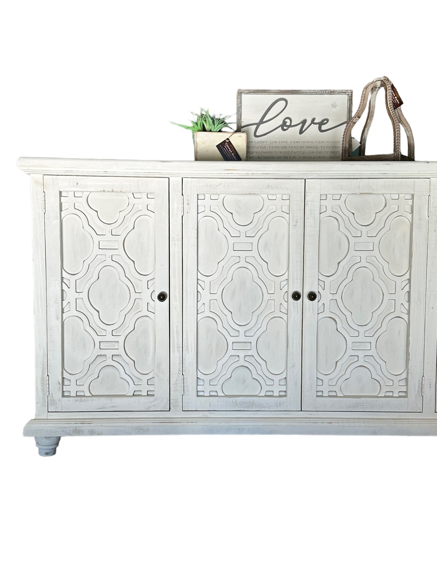 Madeleine White Console Cabinet