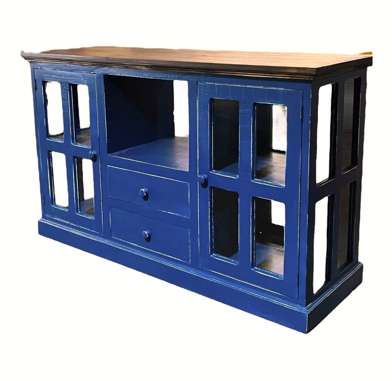 Tanner Blue Kitchen Island - Clearance