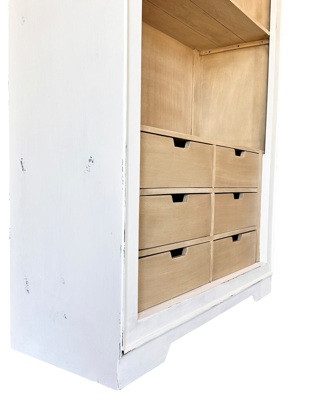 Isabella White Large Arched Bookcase