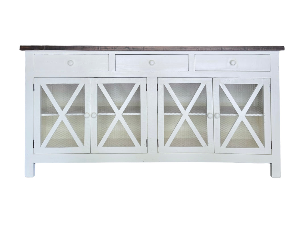 Harrington White Console Cabinet